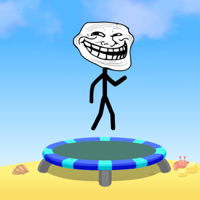 Backflip Trampoline Troll Madness Hop Fun Games