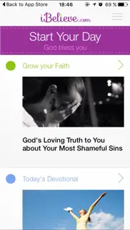 women’s bible devotional by ibelieve iphone screenshot 1