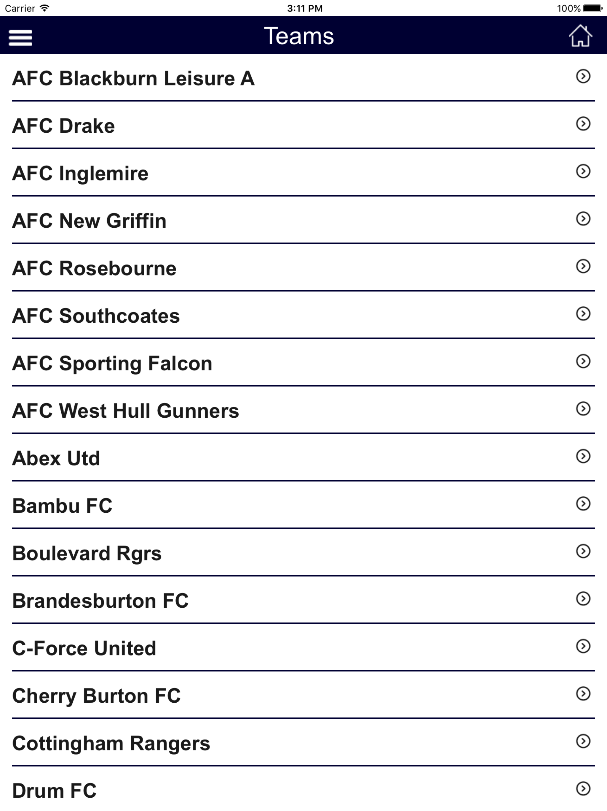 Hull Sunday Football League