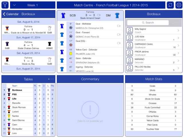 French Football League 1 2016-2017 - Match Centre(圖2)-速報App