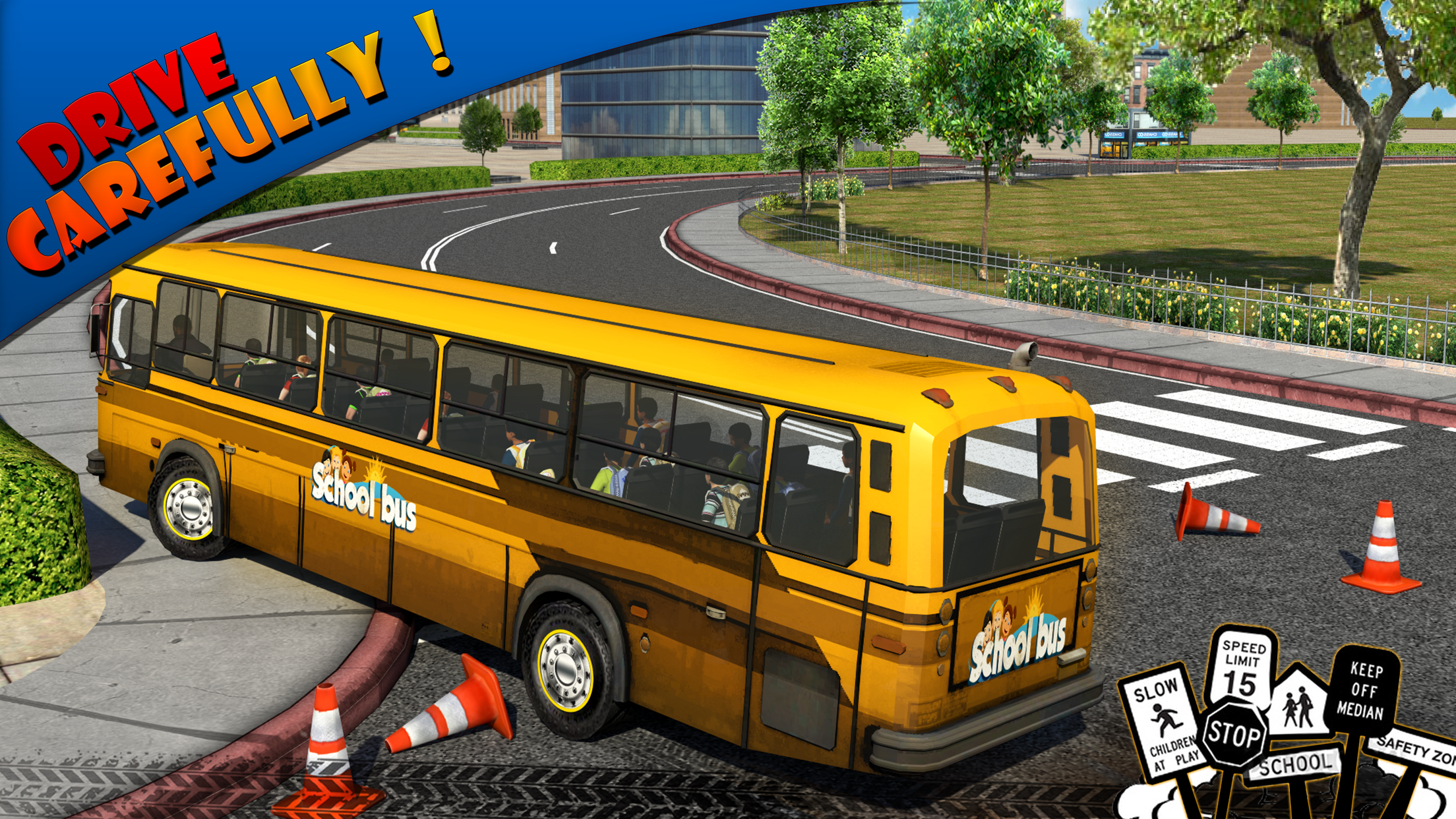 Schoolbus Driver 3D SIM screenshot 3