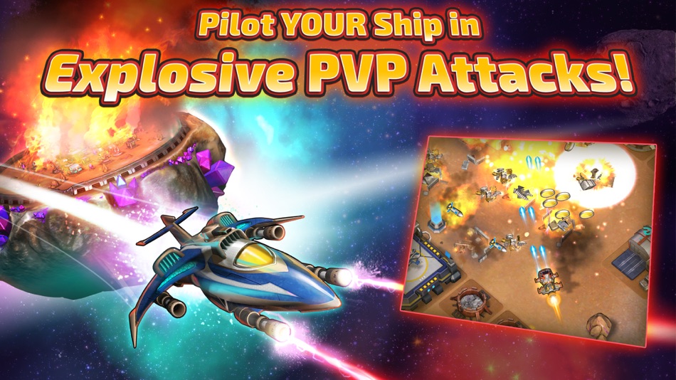 #2. Space Miner Wars (iOS) 由: Megaspace Industries LLC
