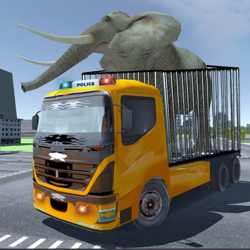 Safari Park Wild Animals Police Truck Rescue 3D - Real Cargo Transport Simulator iOS App