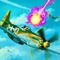 Action Gunship Airplane Block Destroy