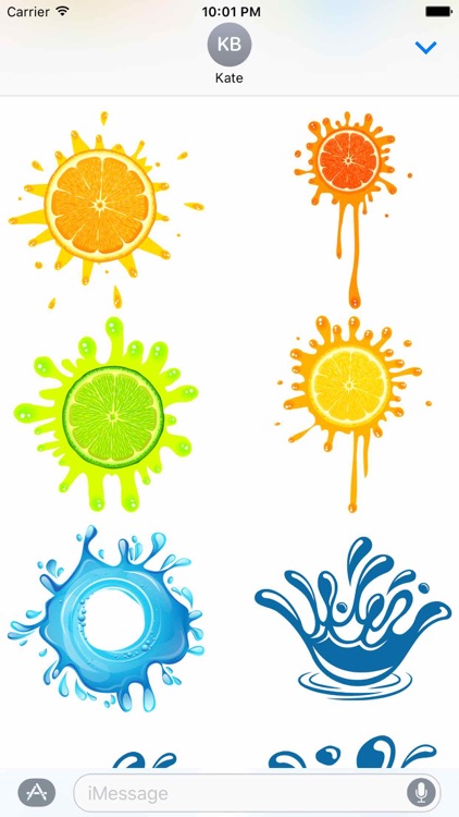 Colour Splash Stickers - Color Paint Splatter Set! screenshot-4