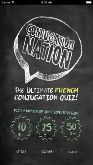 Conjugation Nation French screenshot 1