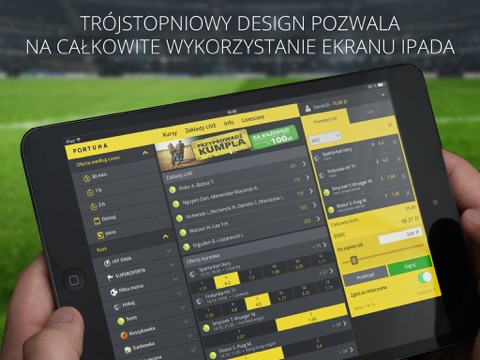 Fortuna Online Tablet screenshot 2