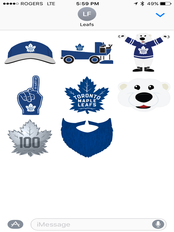 Screenshot #4 pour Toronto Maple Leafs Sticker Pack