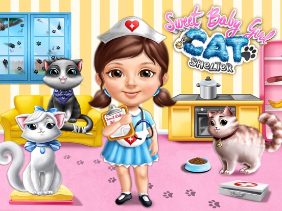 Screenshot #1 for Sweet Baby Girl Cat Shelter – Pet Vet Doctor Care