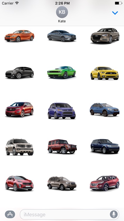 3D Cars Stickers