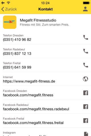 Megafit Fitnessstudio screenshot 3