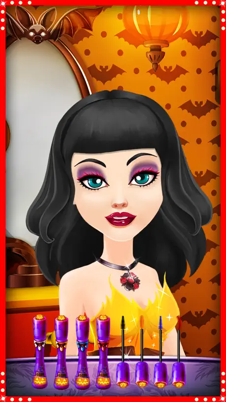 Halloween Salon, Dress up, Spa Makeover kids games