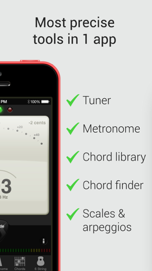 ‎GuitarToolkit - tuner, metronome, chords & scales Screenshot