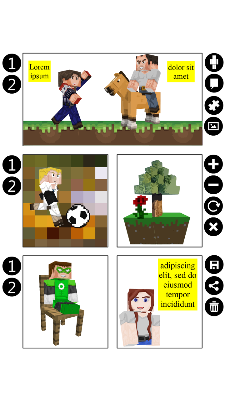Cubic Comic Maker screenshot 1