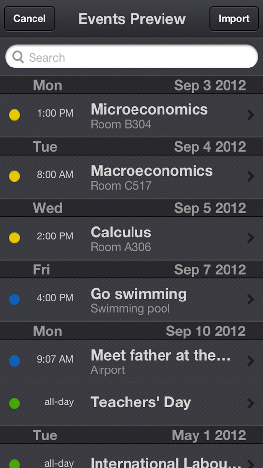 #4. xCalendar - Calendar in Excel (iOS) Podle: ShenZhen SamApp Technology Development Co., Ltd