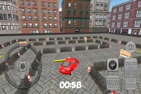 Red Sport Car Parking screenshot 2