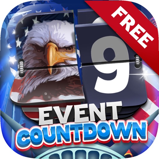 Event Countdown Beautiful Wallpaper - USA American icon