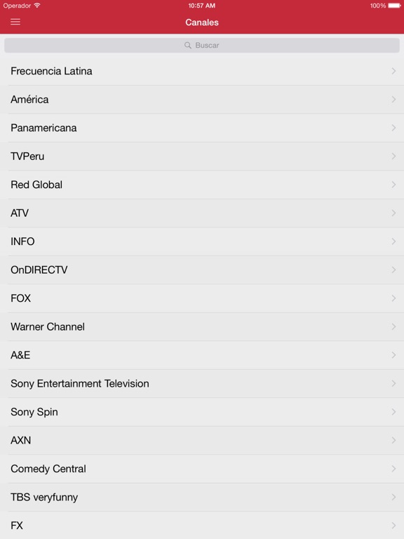 Screenshot #4 pour Televisión Peruana Guía para iPad Gratis