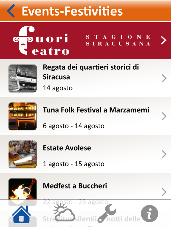SiracusaCityApp iPad screenshot 3 - Travel app