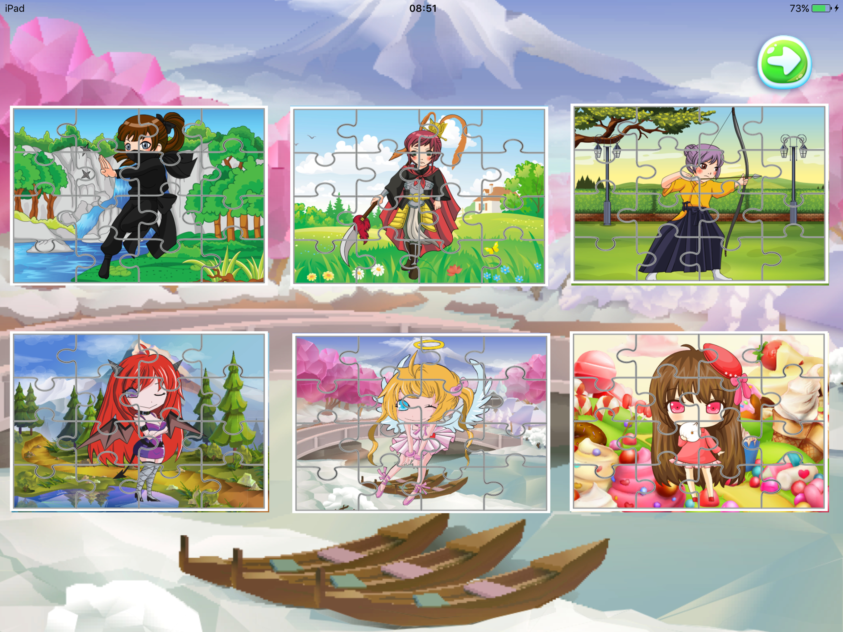 anime jigsaw puzzle active learning 5th grade game
