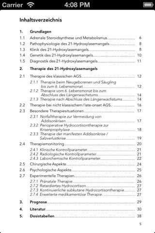 Päd. Endokrinologie screenshot 3