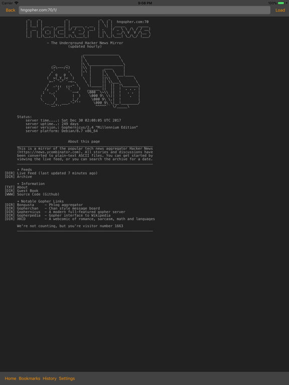 Screenshot #6 pour Gopher Client