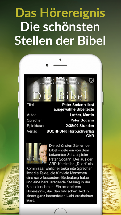 Screenshot #2 pour Die Bibel - Bibeltexte Hörbuch
