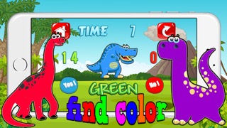 Dino Color Blind Test or Matching For Little Kidsのおすすめ画像1