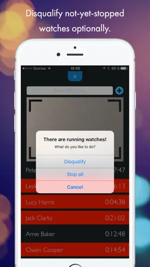 QR Stopwatch screenshot 3