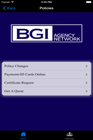 BGI Agency Network screenshot 2