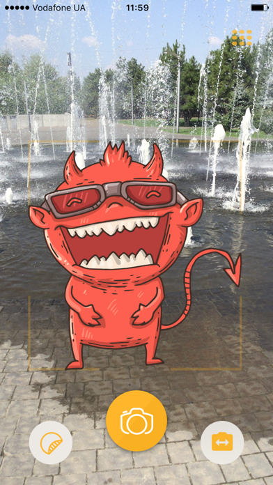 Screenshot #3 pour Crazy Camera Stickers!