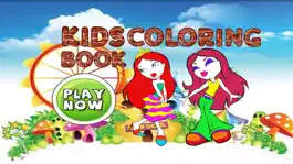 Game screenshot All girl princess games free crayon coloring games for toddlers apk