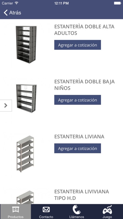 Mobiliario Metálico