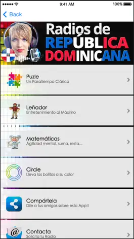 Game screenshot Emisoras Dominicanas apk