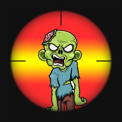 Walking Zombie Sniper Killer Headshot Icon