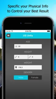 bmi formula - my wellness weight with lean body iphone screenshot 2