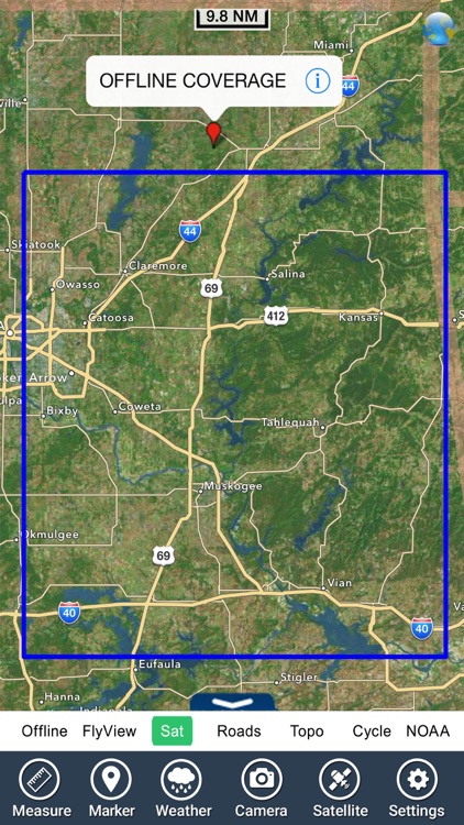 Lake Fort Gibson Oklahoma GPS chart Navigator screenshot-4