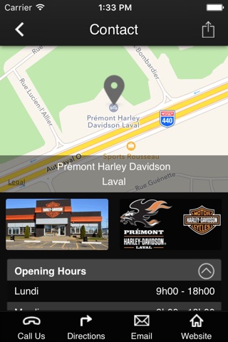Prémont Harley-Davidson Laval screenshot 2