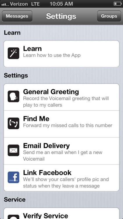 VisionMail Visual Voicemail