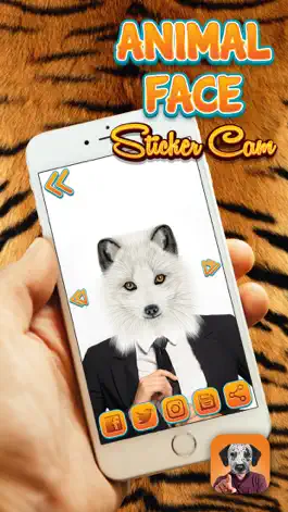 Game screenshot Animal Face Sticker Cam mod apk