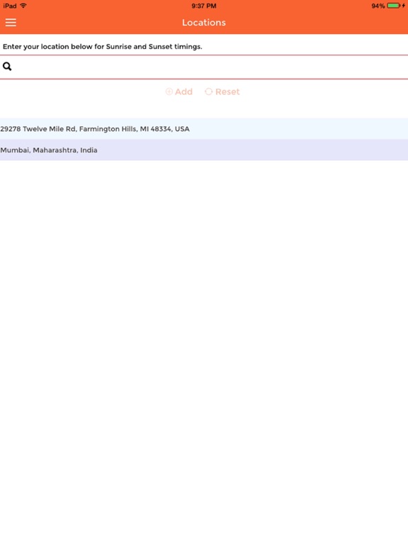 JainTithi iPad screenshot 2 - Education app