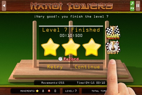 The Hanoi Towers LITE screenshot 4