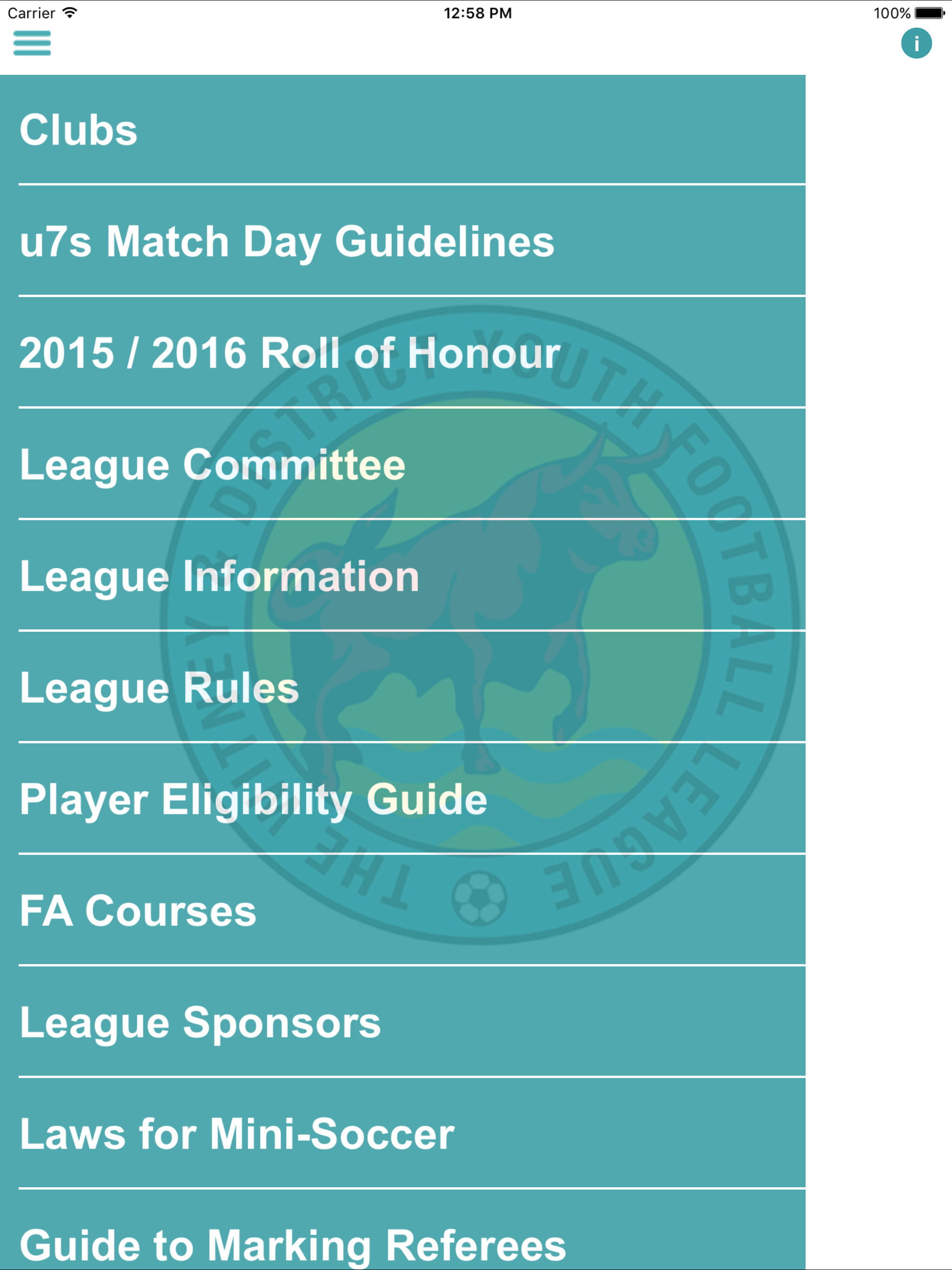 Witney & District Youth FL