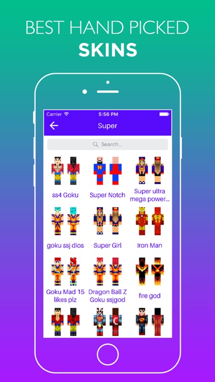 Skins - Best New Skins for Minecraft PE & PC