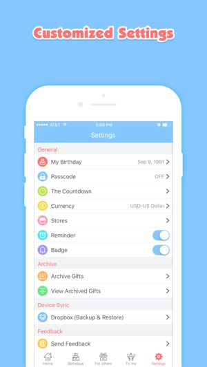Birthday Planner - Event Countdown & Gifts List(圖5)-速報App