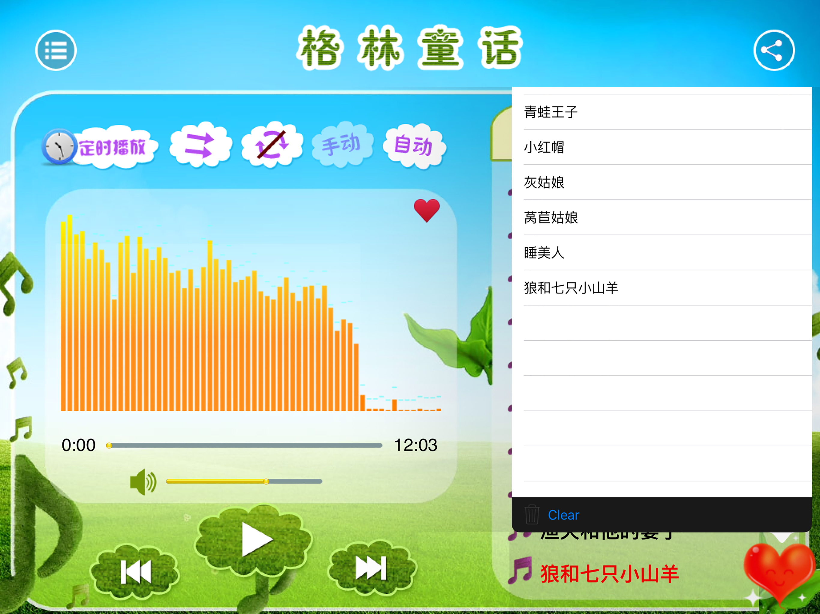 有声《格林童话A》精选集Top 50——儿童睡前故事 screenshot 7