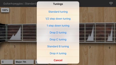 Guitar Arpeggios Pro screenshot 2