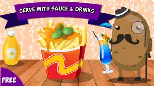 French Fries Deluxe-Free Hotel & Restaurant Cooking game for kids,family & friends screenshot #1 for iPhone