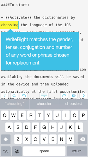 ‎WriteRight: enjoy writing Screenshot