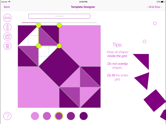 Screenshot #1 for Quiltography : Quilt Design Made Simple